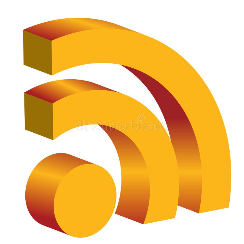 3d rss icon