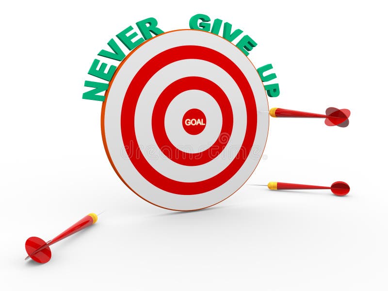 3d target missed stock illustration 3d target missed stock illustration