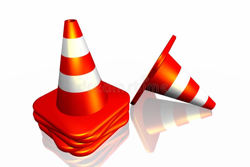 3d traffic cone