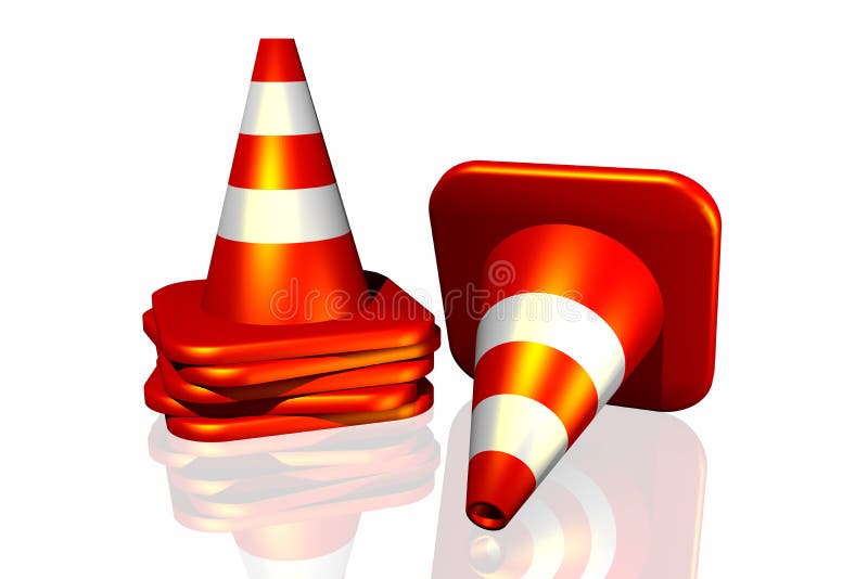 3d traffic cone