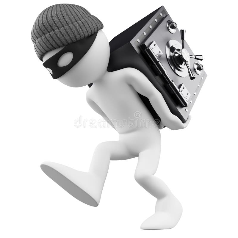 robbers clipart black and white