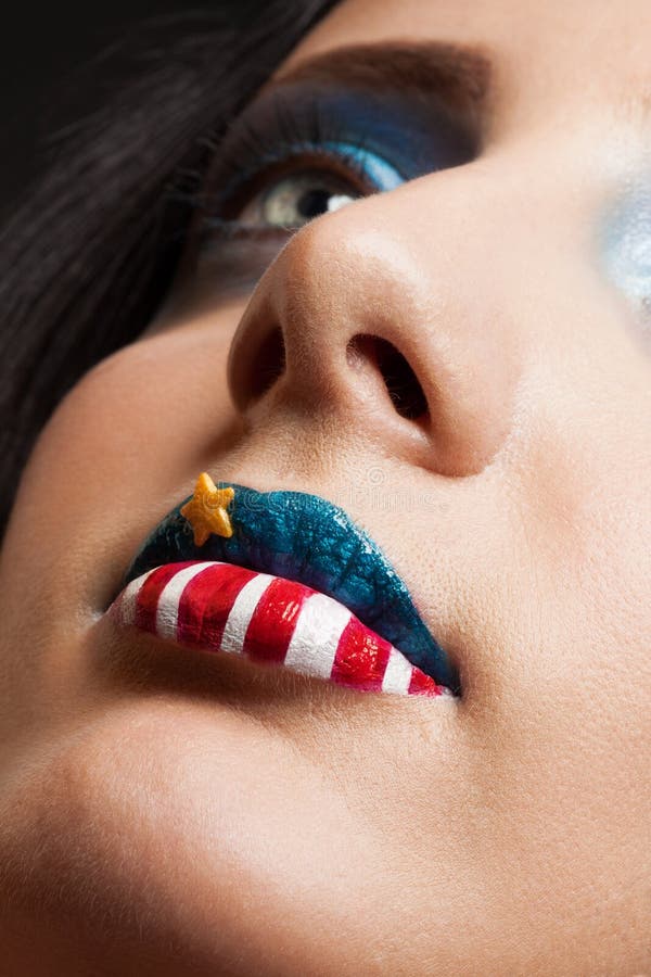 4. Juli-Amerikanerschönheit stockbild 4. Juli-Amerikanerschönheit stockbild