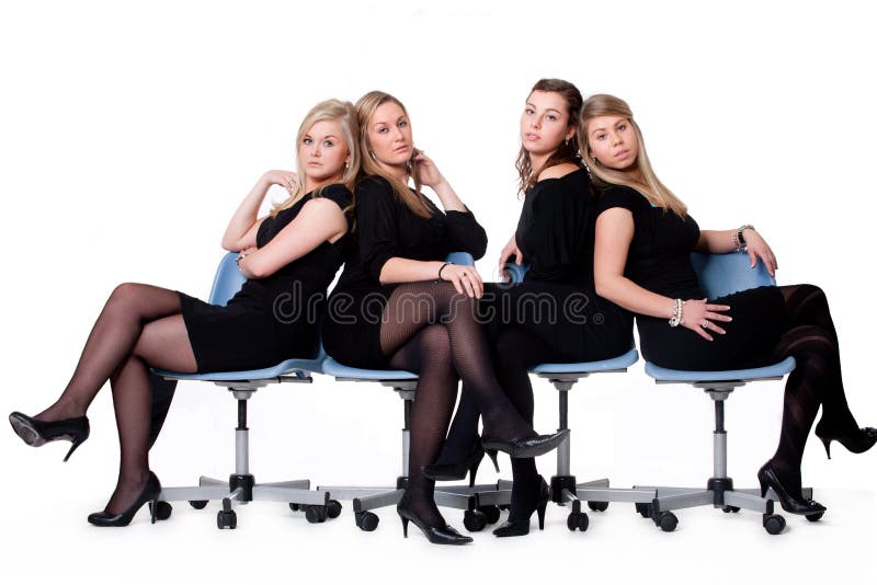 4 ladies on chairs