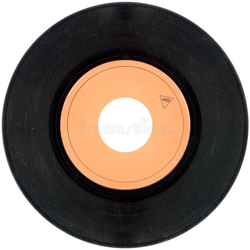 45rpm Vinyl Record Cutout Royalty Free Stock Photos - Image: 21123578
