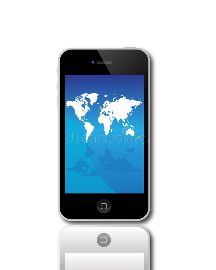 4s iphone μήλων διανυσματική απεικόνιση 4s iphone μήλων διανυσματική απεικόνιση