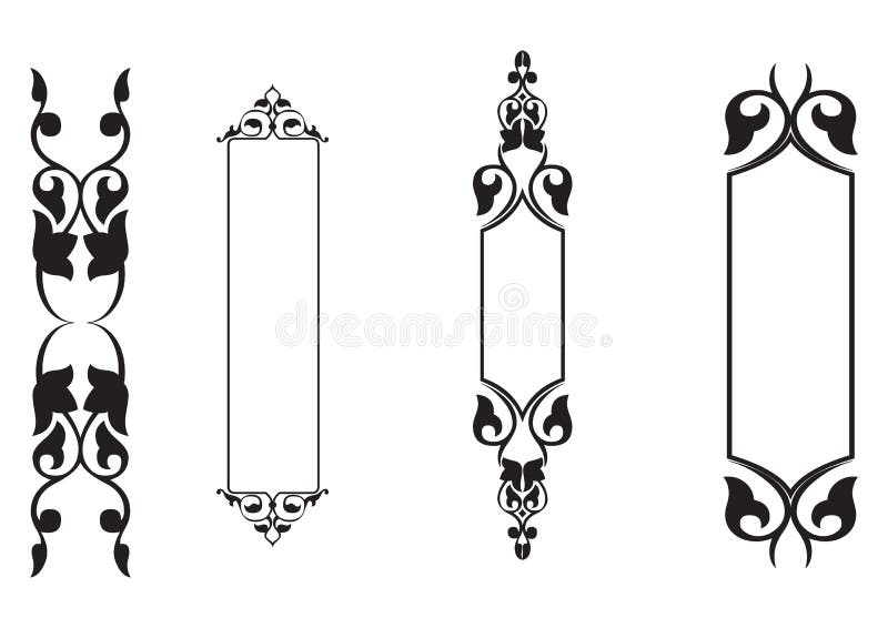 4set classical banner - vector