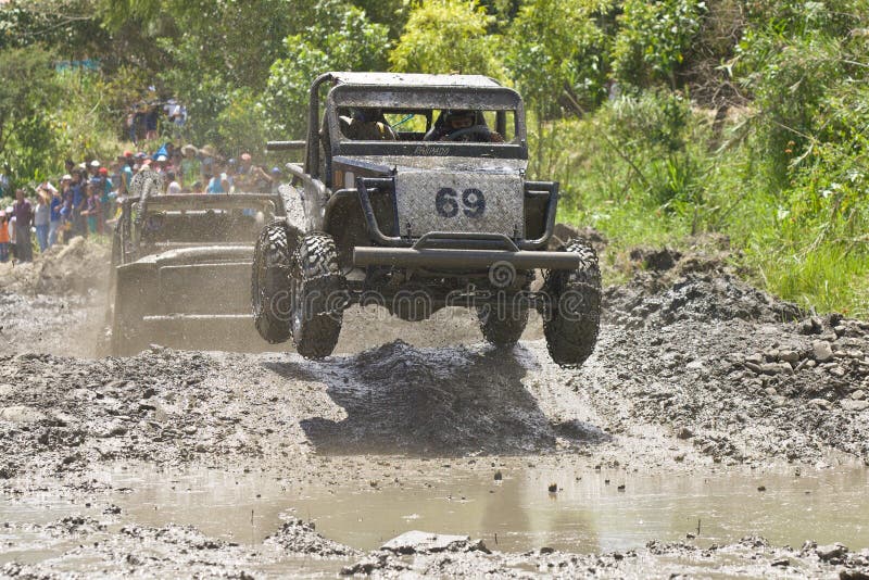 4X4 Racers through Mud in Ecuador Editorial Stock Photo Image of