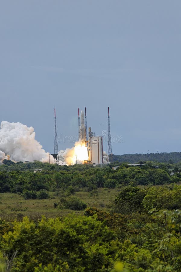 Ariane 5 take off, on July 1, 2009 in Kourou, French Guyana. Ariane 5 take off, on July 1, 2009 in Kourou, French Guyana.