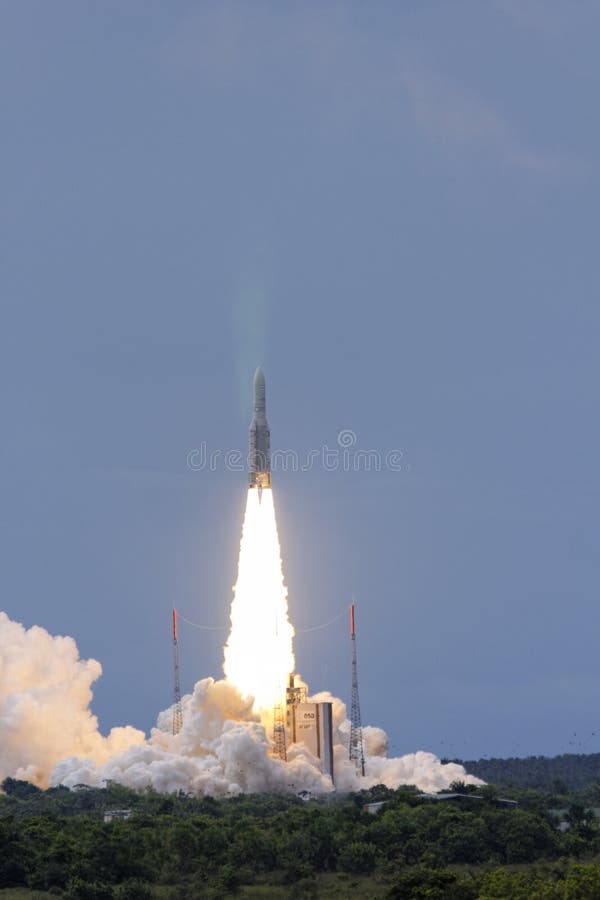 Ariane 5 take off, on July 1, 2009 in Kourou, French Guyana. Ariane 5 take off, on July 1, 2009 in Kourou, French Guyana.