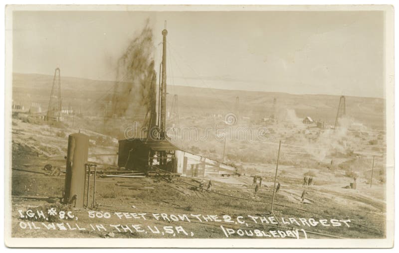 500 Feet From The 2.C., The Largest Oil Well In The U.S.A. Picture