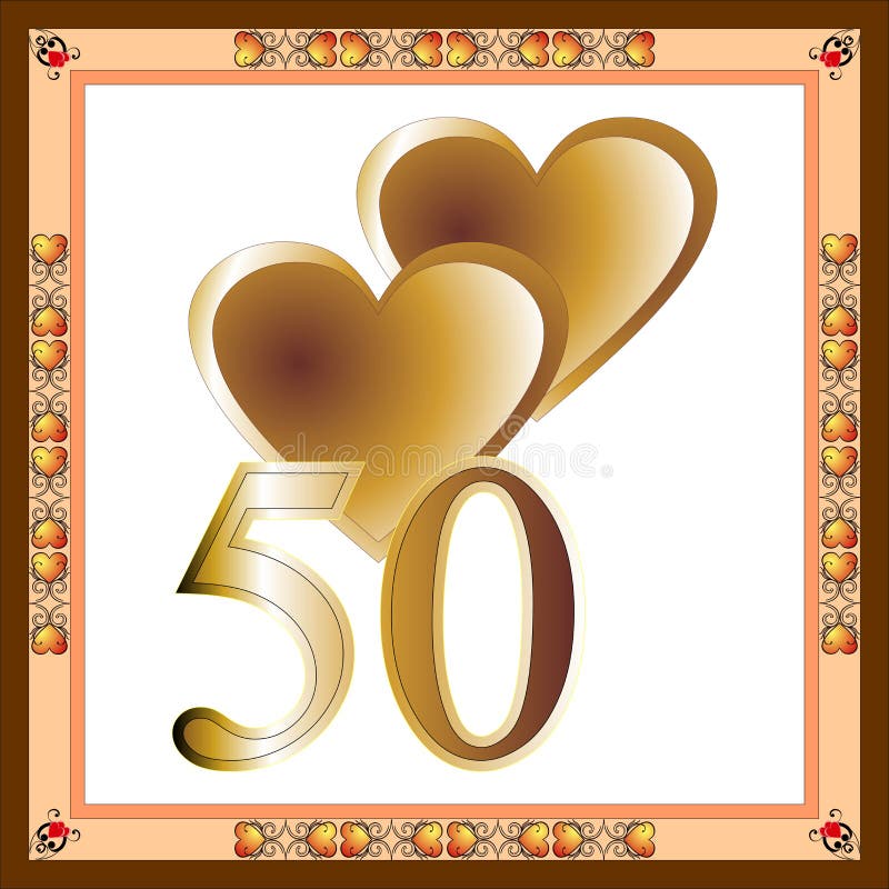 50th Anniversary card