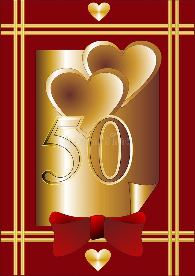 50th Anniversary card