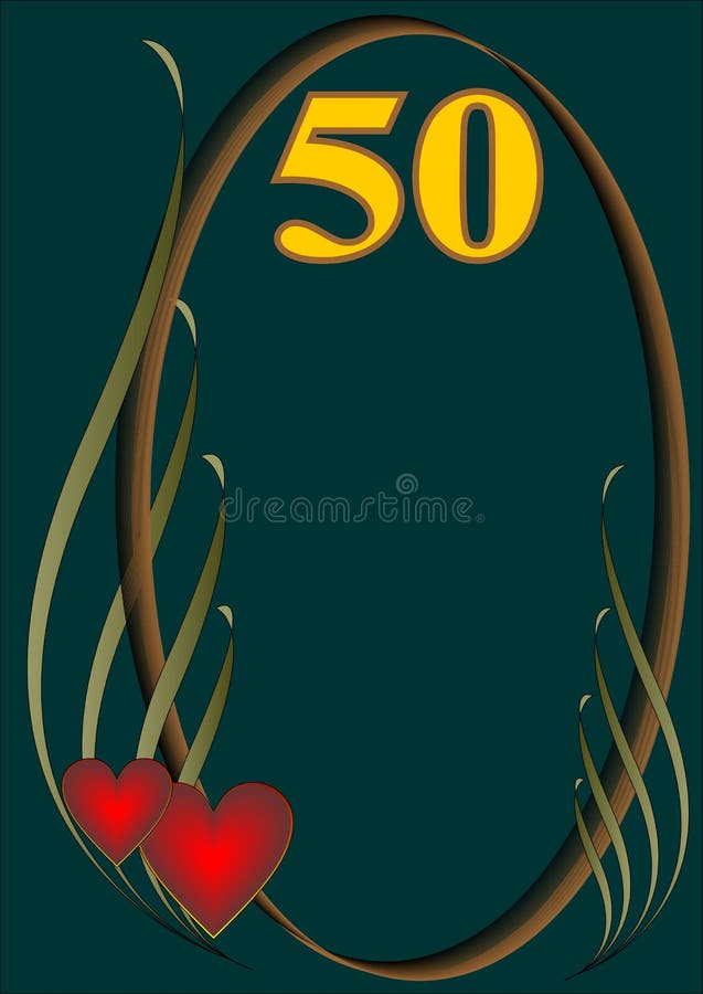 50th anniversary card