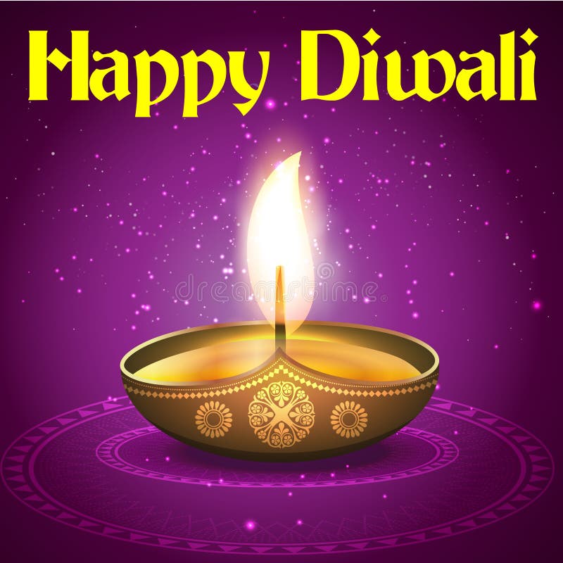 5Happy Diwali Festival with Oil Lamp, Diwali Holiday Background with  Rangoli, Diwali Celebration Greeting Card Stock Vector - Illustration of  culture, invitation: 199928697