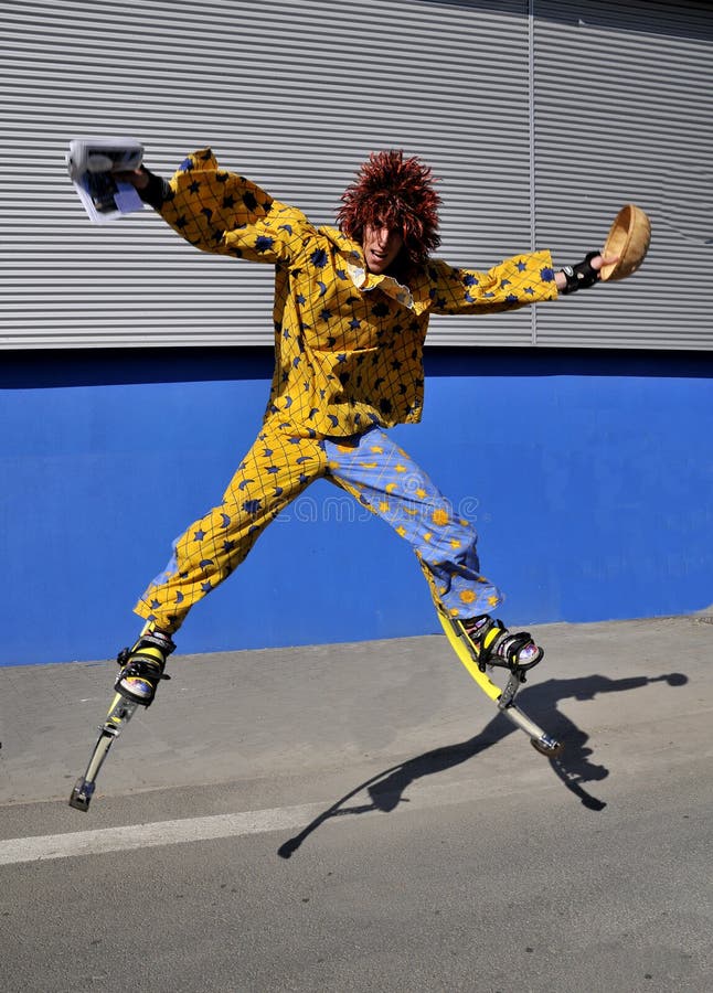 7 league boots stock photo. Image of clown, sunny ...