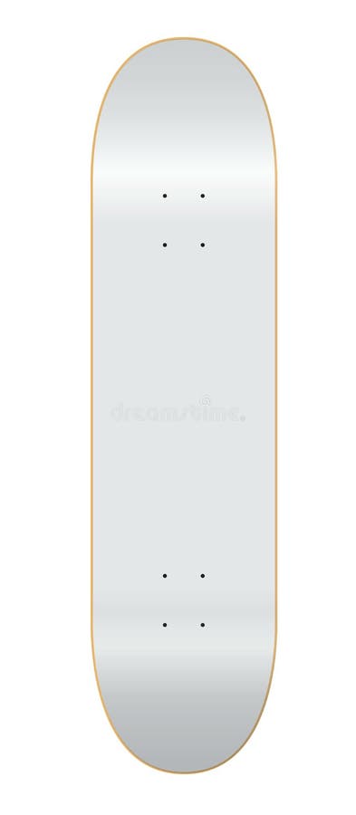 7 skateboardmall för 75 däck stock illustrationer