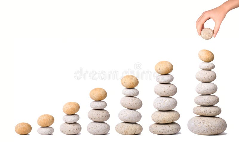 7 Stacks of Stones royalty free stock image 7 Stacks of Stones royalty free stock image