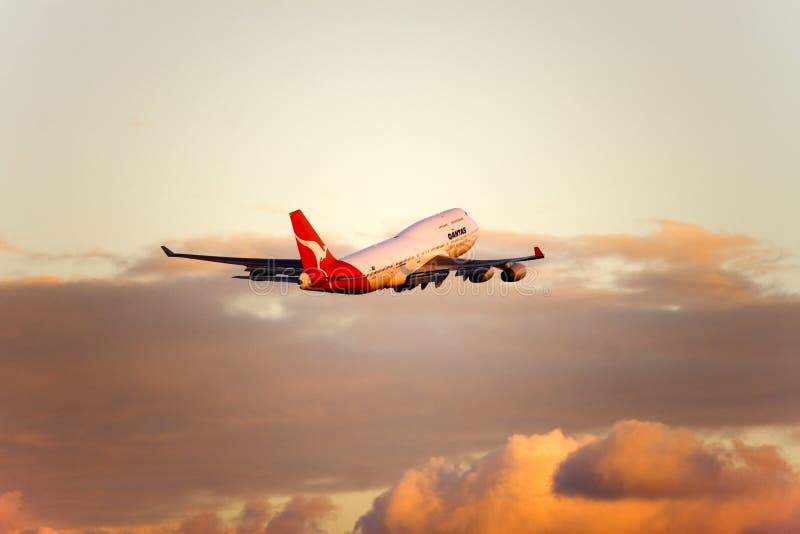 747 qantas för boeing flygstråle royaltyfri foto 747 qantas för boeing flygstråle royaltyfri foto