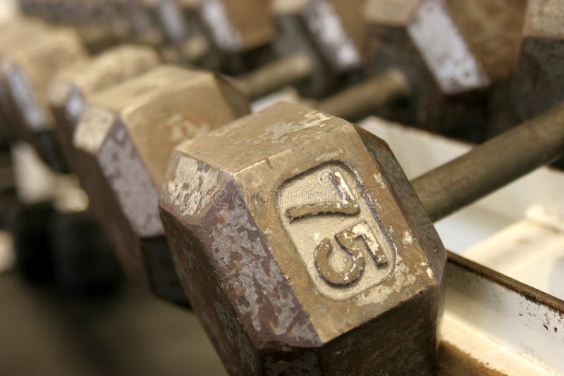 75 pound dumbbell stock image. Image of iron, kilograms