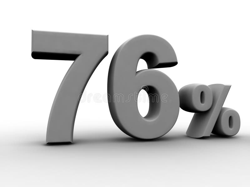 76 Percent stock illustration. Illustration of hundred 2466056