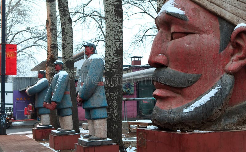 798 Art District in Beijing, China royalty free stock photo