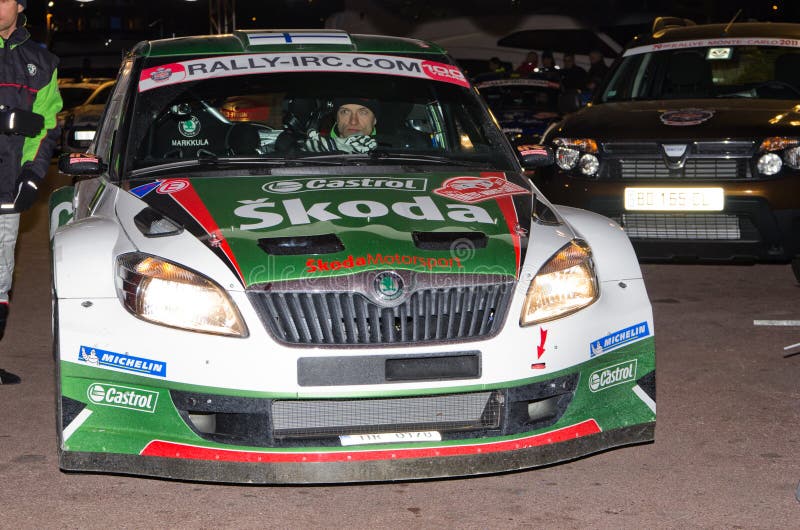 79th Rally de montecarlo , centenary' edition royalty free stock photos