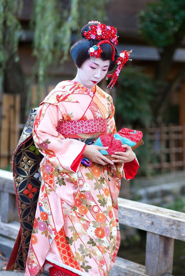 8 2011 Japan Kyoto maiko Listopad potomstw zdjęcie royalty free 8 2011 Japan Kyoto maiko Listopad potomstw zdjęcie royalty free