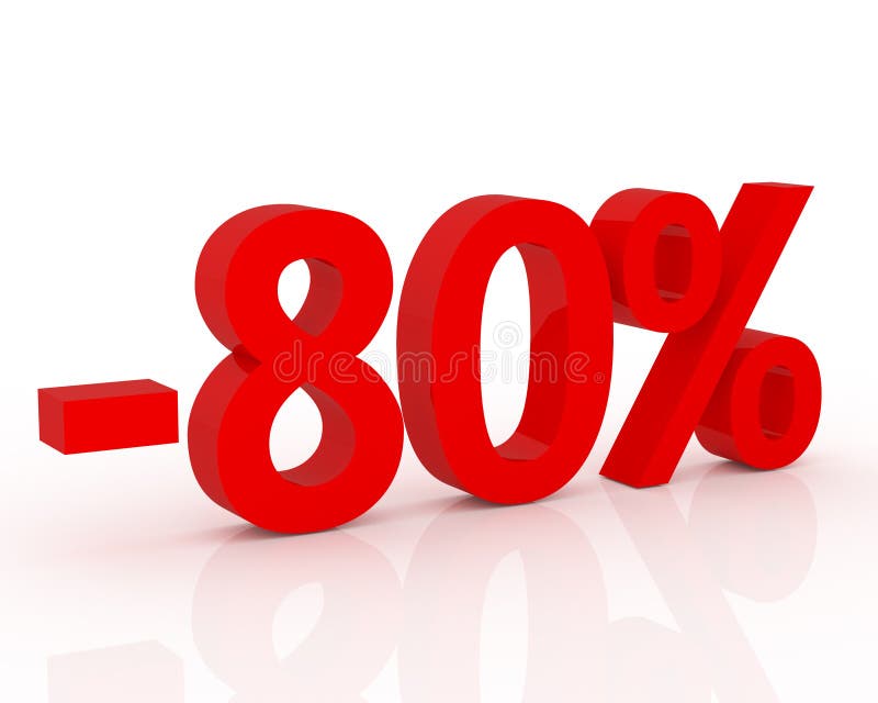 80 discount stock illustration. Illustration of generated - 11401494