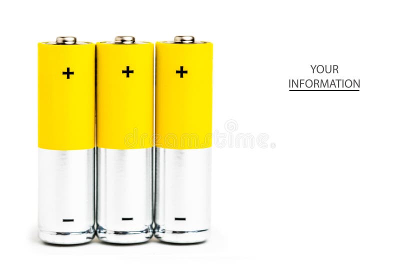 AA Alkaline Batteries on White Background Stock Image Image of macro, recycle 152043059
