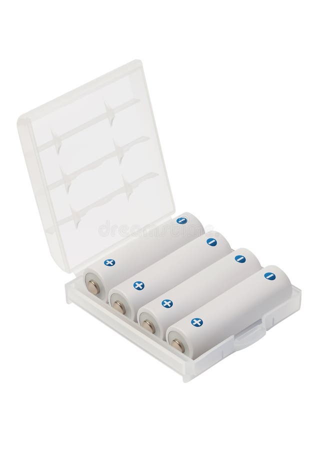 AA batteries in Box stock vector. Illustration of product 109730310