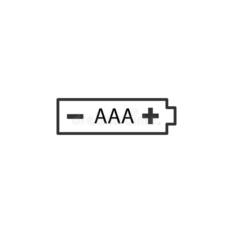 a电池图标 白色背景中隔离的stock Vector图示库存例证 插画包括有酸化 完全