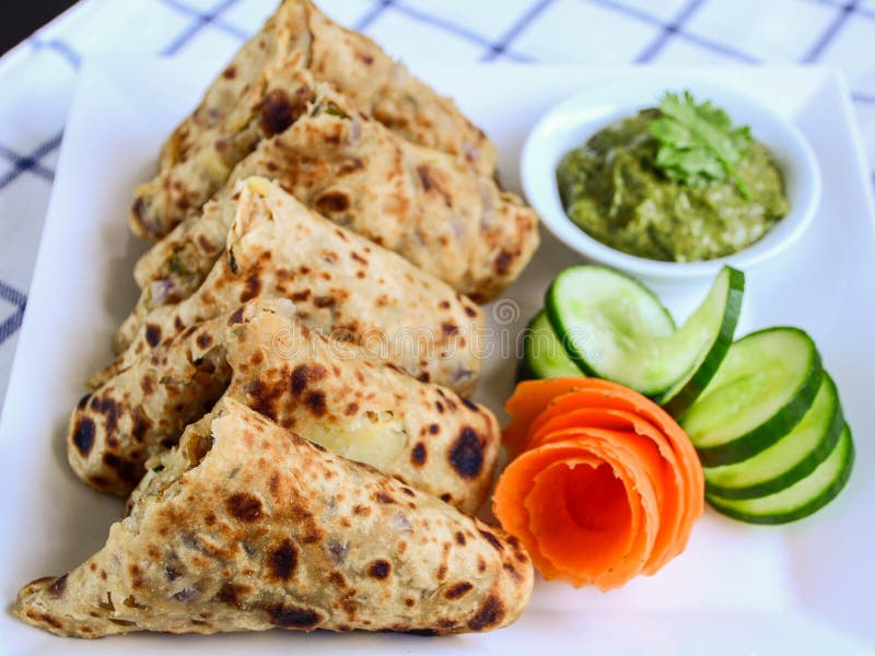 Aaloo Paratha or Potato Stuffed Flatbread