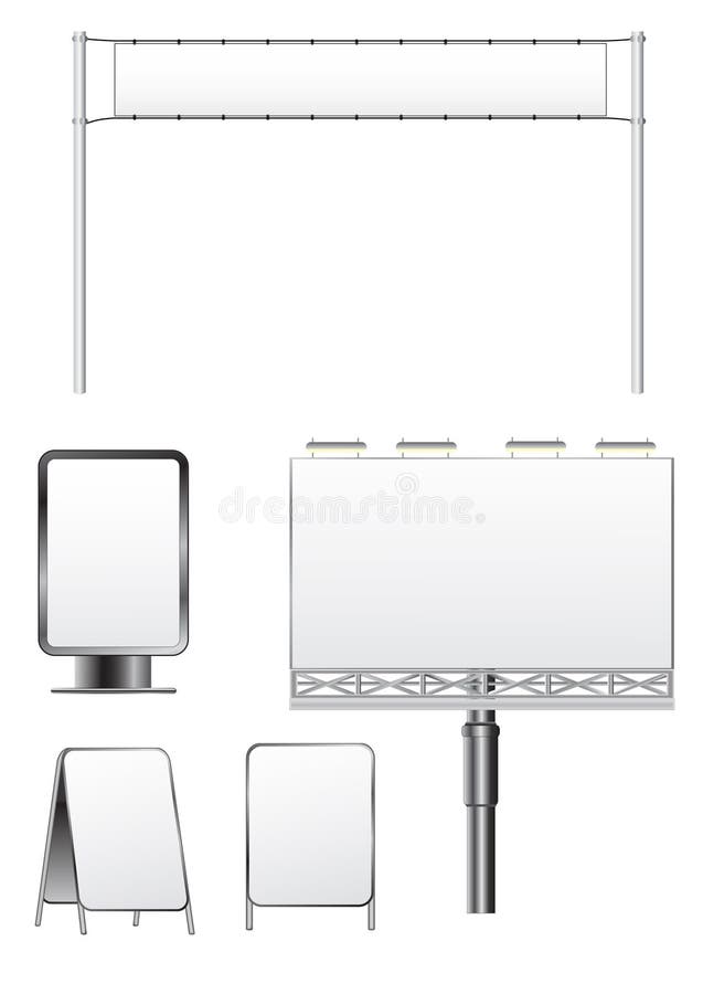 aanplakbord royalty-vrije illustratie aanplakbord royalty-vrije illustratie