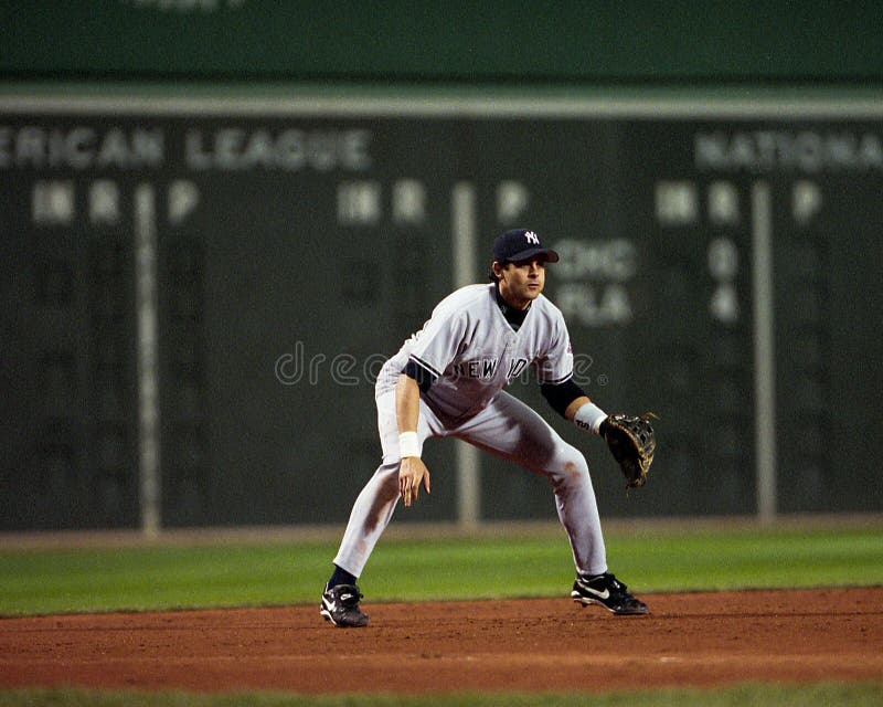 New York Yankees 3rd Baseman Aaron Boone. (Image taken from color negative.). New York Yankees 3rd Baseman Aaron Boone. (Image taken from color negative.)