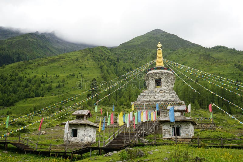 Aba prefecture in sichuan province, four girls mountain. Four girls mountain is located in wenchuan county, aba Tibetan and qiang autonomous prefecture, sichuan royalty free stock photos Aba prefecture in sichuan province, four girls mountain. Four girls mountain is located in wenchuan county, aba Tibetan and qiang autonomous prefecture, sichuan royalty free stock photos