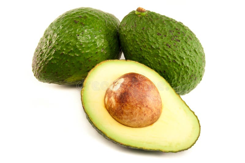 Abacate Orgânico fotografia de stock royalty free