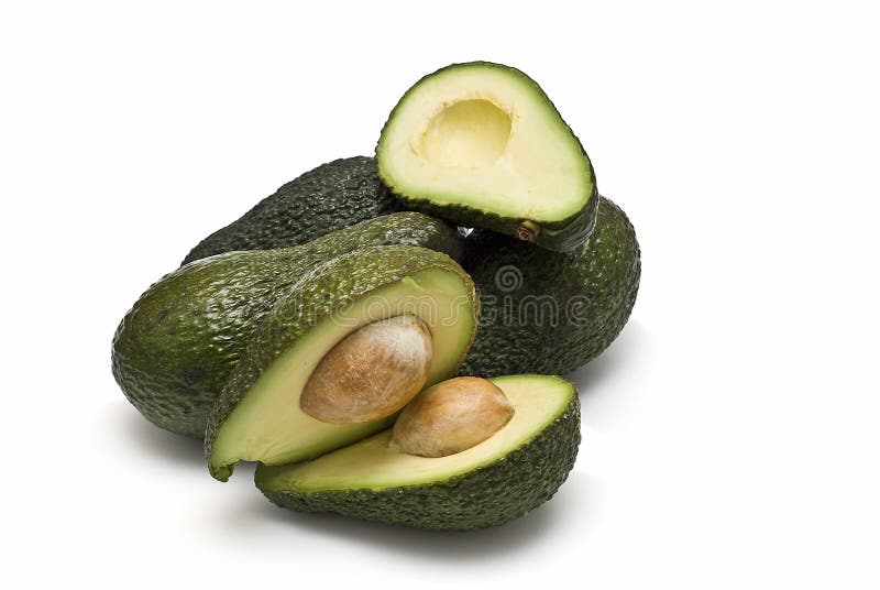 Abacates para fazer guacamole fotos de stock
