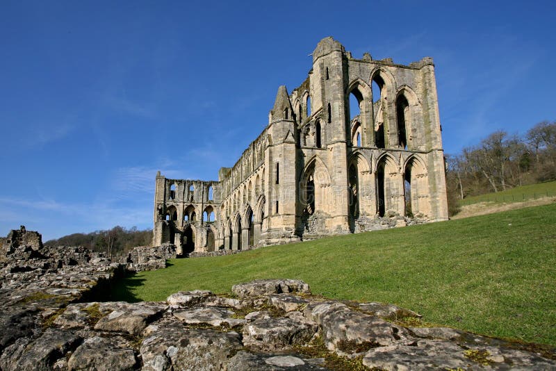 Abadia de Rievaulx fotos de stock Abadia de Rievaulx fotos de stock