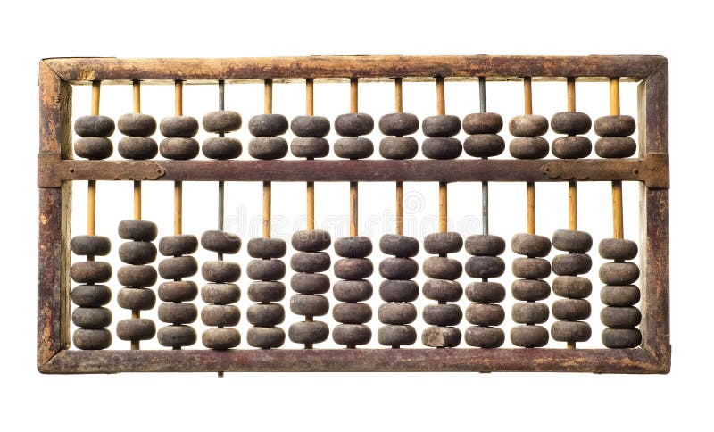 An antique abacus, a device used for mathematics in ancient times. An antique abacus, a device used for mathematics in ancient times.