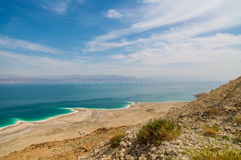Abandone a paisagem de Israel, Mar Morto, Jordânia imagem de stock royalty free Abandone a paisagem de Israel, Mar Morto, Jordânia imagem de stock royalty free