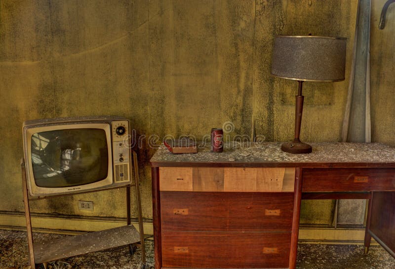 Abandoned Antique Hotel Room in Birmingham, AL Editorial Photography