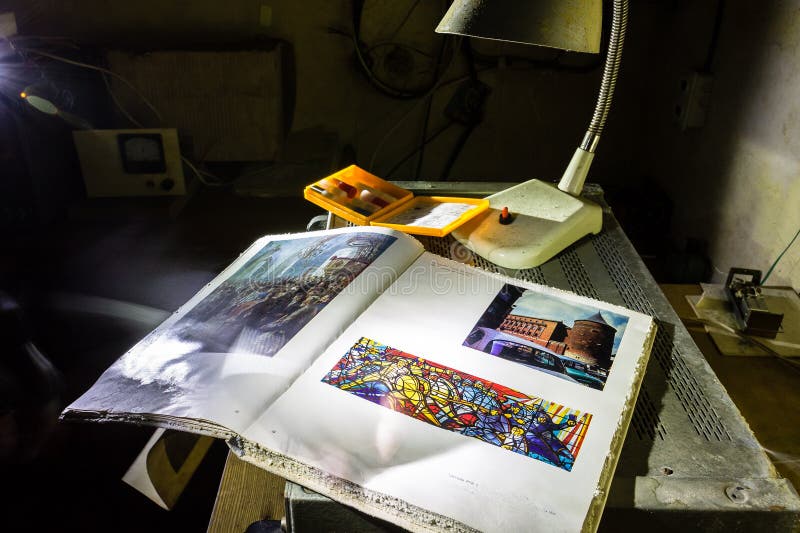 Abandoned bunker inventory royalty free stock image