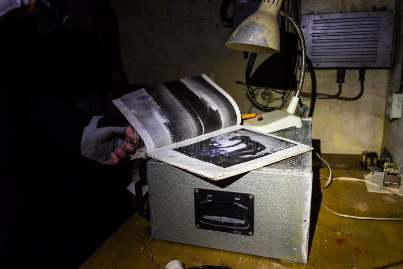 Abandoned bunker inventory royalty free stock images