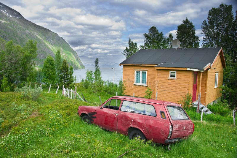 Abandoned car