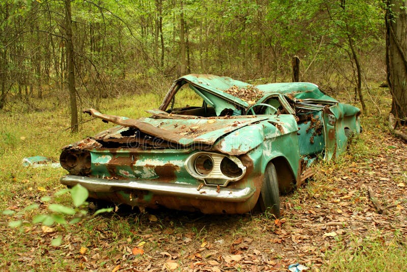 Abandoned car