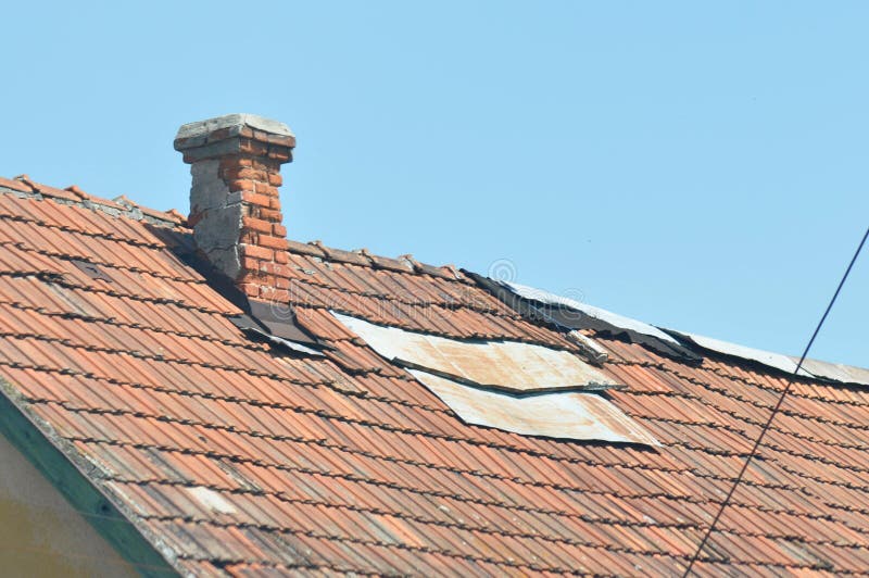 Deteriorated house detail