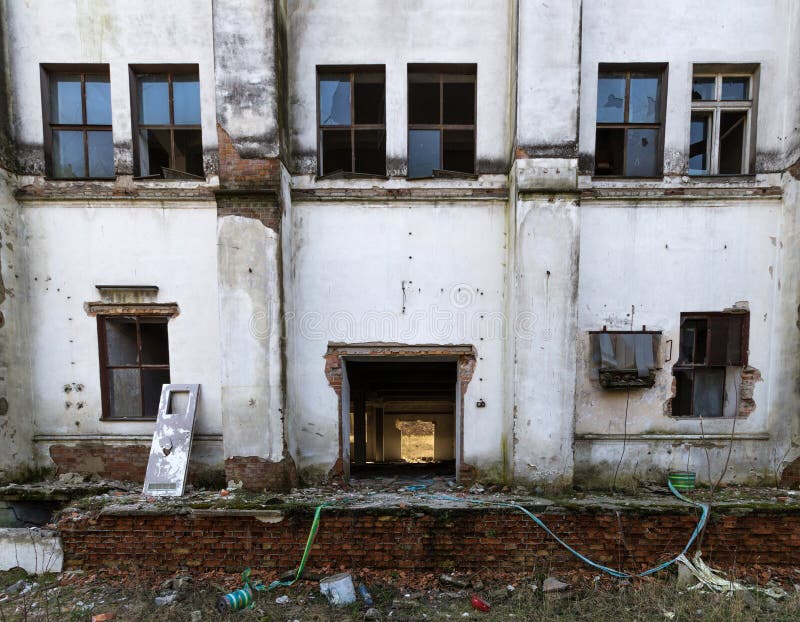 Abandoned Factory, a Symbol of the Economic Crisis Stock Photo - Image ...