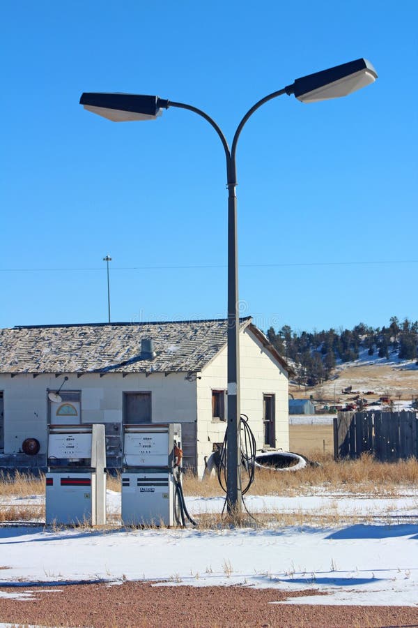 Abandoned Gas Station stock image. Image of tourism 244202095