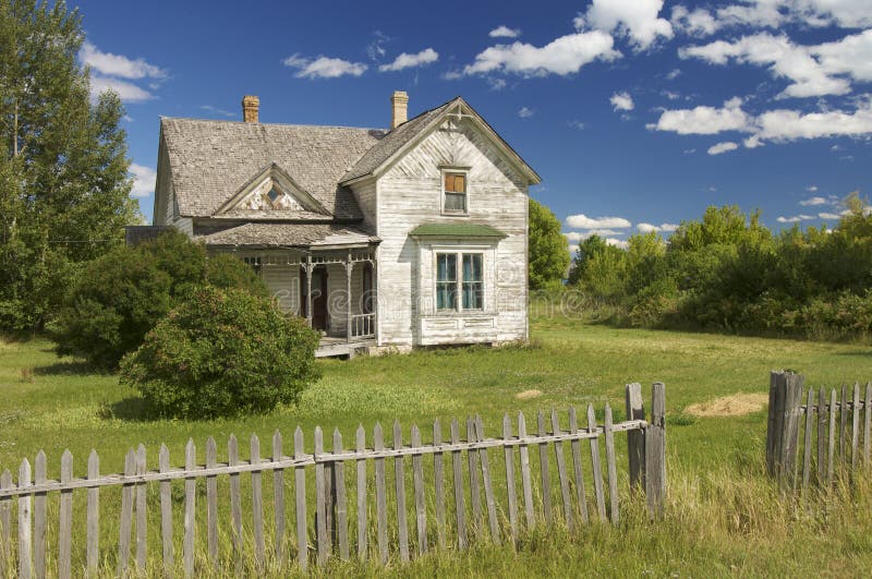 Abandoned House in Wyoming stock photo. Image of south 19467724