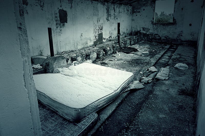 Abandoned house ruins royalty free stock photography